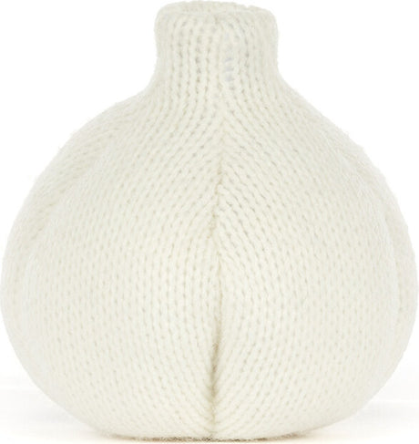 A white Amuseables Garlic plush, shown against a plain white background.