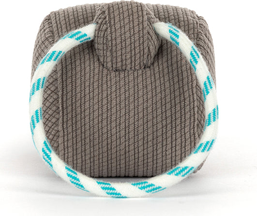 Amuseables Sports Walston Whistle with a white and blue rope handle on a white background