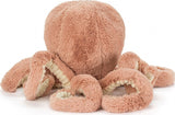 Plush Odell Octopus Large with a soft texture on a white background