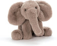 Plush Smudge Elephant Medium toy on a white background