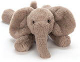 Plush Smudge Elephant Medium toy on a white background