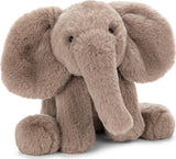 Plush Smudge Elephant Medium toy on a white background