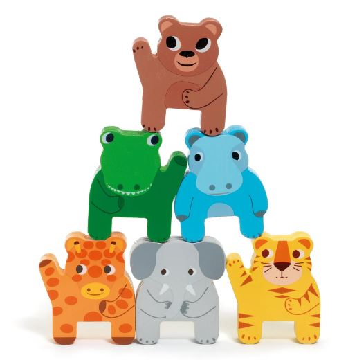 Trainimo Jungle Wooden Pull-Along Activity Toy