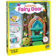 Box for Butterfly Fairy Door with colorful design and text