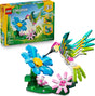 LEGO Creator: Wild Animals: Colorful Hummingbird set with colorful flowers and bird model, including packaging