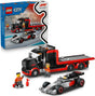 LEGO City Formula 1: F1® Display Truck with Audi F1® Race Car set with packaging on a white background