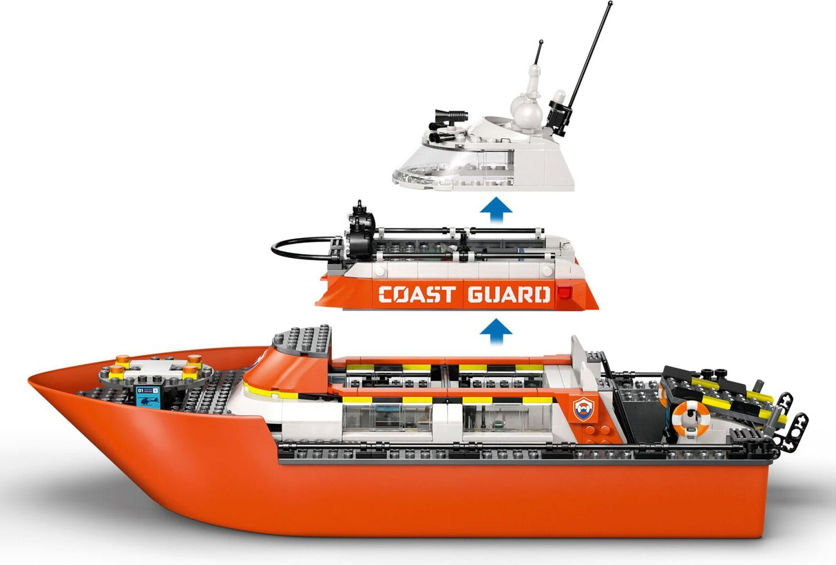 LEGO City Exploration: Coast Guard Rescue Boat & Helicopter