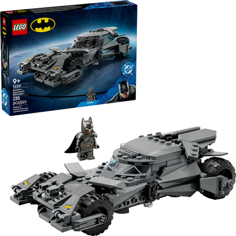 LEGO Super Heroes DC: Batman v Superman™ Batmobile™ set with packaging on a white background