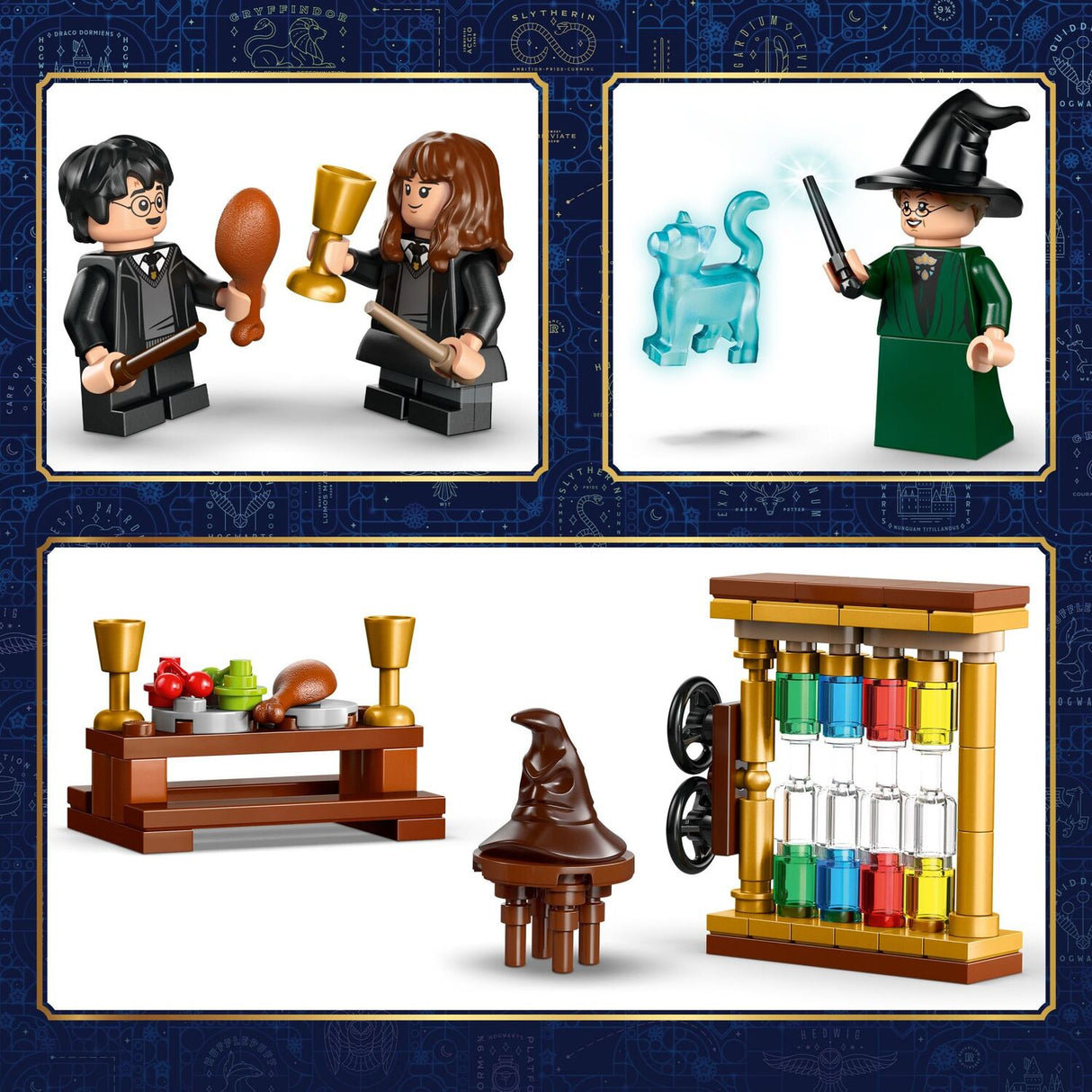 LEGO Harry Potter: Hogwarts™ Castle: Sorting Hat™ Ceremony set scenes