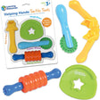 Learning Resources Helping Hands Tactile Tools set with packaging on a white background