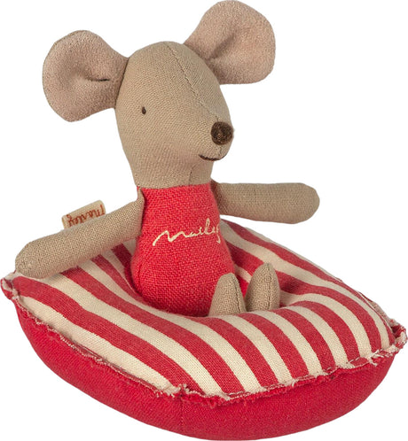 Beach Raft Red Stripe with mouse