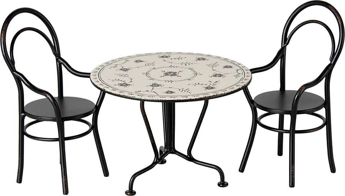 Dining table, Set with 2 chairs
