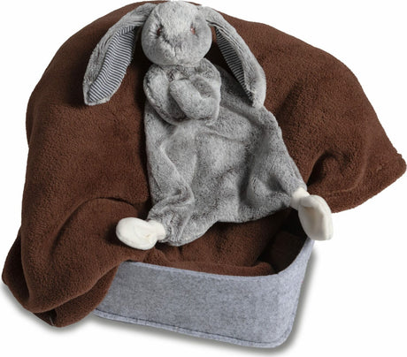 Silky Grey Bunny Lovey
