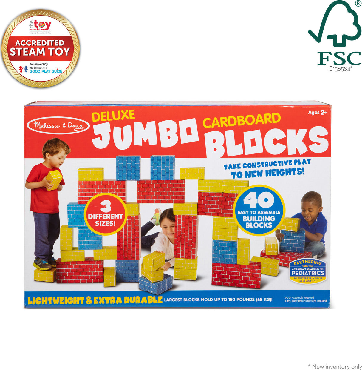 Deluxe Jumbo Cardboard Blocks