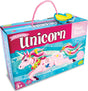 Shimmery unicorn floor puzzle packaging with colorful design