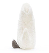 Amuseable Moon Huge plush toy with a soft white body and brown legs, designed as a friendly and cuddly stuffed animal for children.