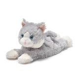 Laying Down Gray Cat Warmies