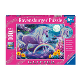 Glitter Unicorn - 100 Pieces Puzzle