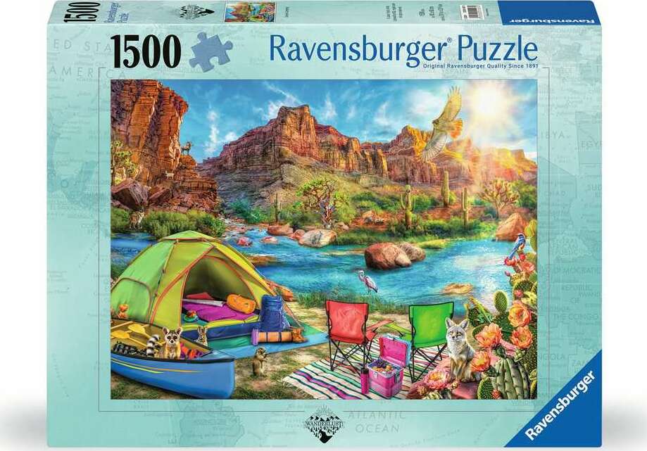 Canyon Camping - 1500 Pieces Puzzle