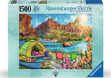 Canyon Camping - 1500 Pieces Puzzle