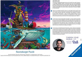 Ravensburger Dulk Archipelago 500 Pc Puzzle packaging with colorful underwater scene, whale, and puzzle pieces.