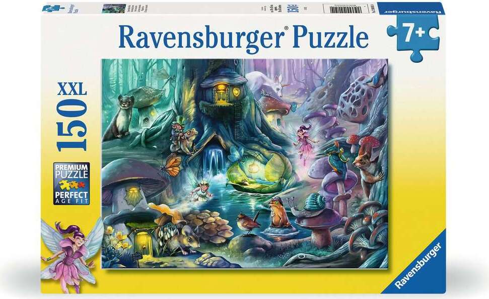 Ravensburger Magical Forest 150 Pc Puzzle box with fantasy design and 'XXL 150' text on a white background