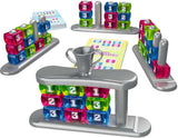 Educational Sweet Victory game with colorful number blocks and a trophy on a white background