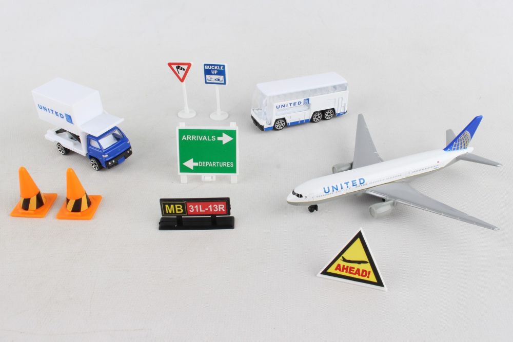 United Airlines Playset