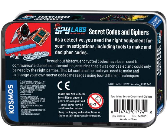 Secret Codes & Ciphers: Spy Labs