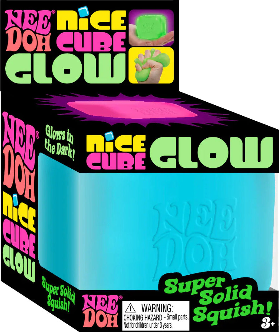 Blue NeeDoh Glow Nice Cube 