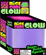 Purple NeeDoh Glow Nice Cube 