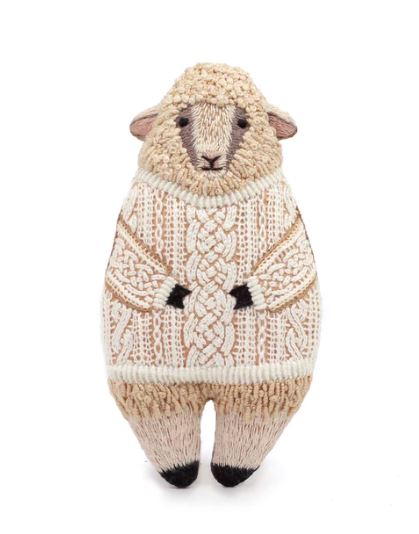 Sheep Embroidery Kit