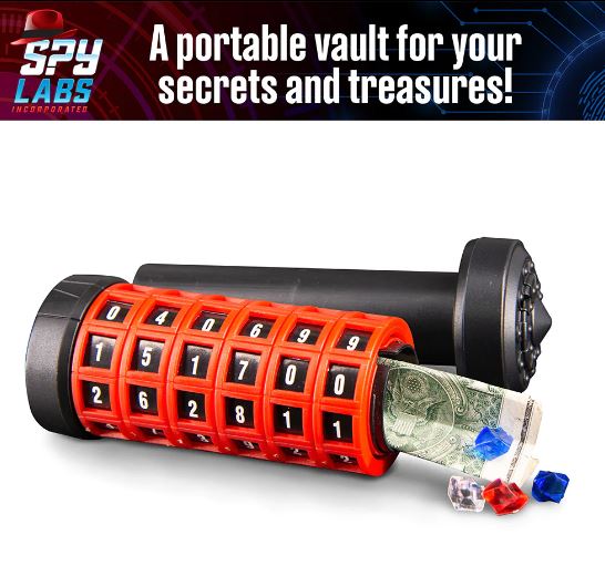 Spy Labs: Cryptic Puzzle Safe