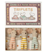 Triplet Baby Mice In Match Box