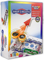 Snap Circuits Flight Deck STEM kit packaging with toy airplane and circuit board illustration.