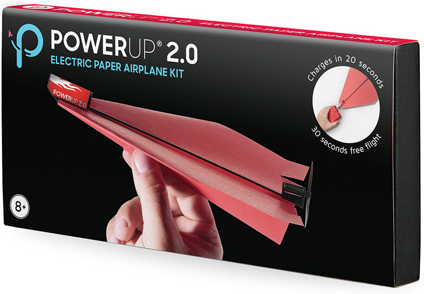 POWERUP 2.0 Red Electric Paper Airplane Kit