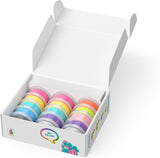 Box of colorful Hey Clay Rainbow Unicorns clay with a visible brand logo on a white background