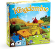 Board game box for 'Kingdomino' with colorful graphics and text.