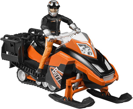 Bruder Snowmobile with Driver and Accessories