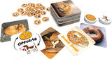 Blue Orange Beagle or Bagel Card Game on a white background