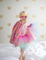 Super-duper Tutu/Cape/Mask, Pink & Gold