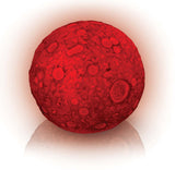 Red Lunar Light Show on a white background