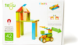 Tints Magnetic Wooden Blocks 42 Piece Set