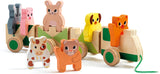 Trainimo Farm Wooden Pull-Along Activity Toy