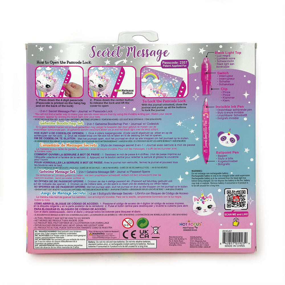 Caticorn Secret Message