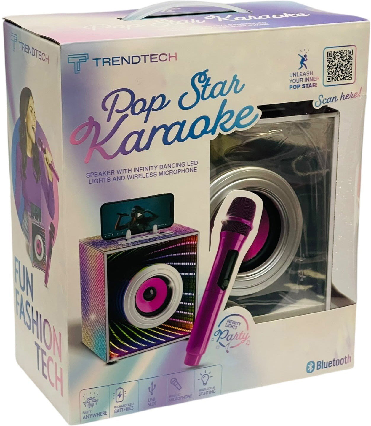 Pop Star Karaoke Set - Infinity Speaker and Wireless Microphone