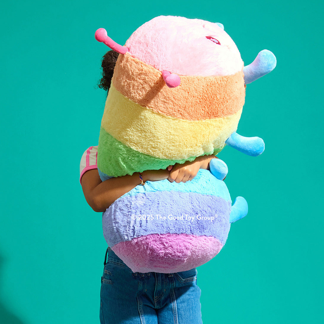 Mega Squishable Rainbow Caterpillar