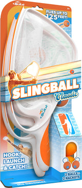 Djubi SlingBall Classic set packaging with orange and white design