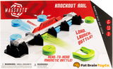 Magshimo Knockout Rail toy set packaging with colorful components and branding.