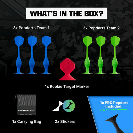 Popdarts Rookie - Blue & Green